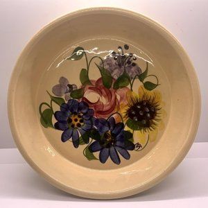 Vtg Alpine Line by Hull Pottery Handpainted Bowl